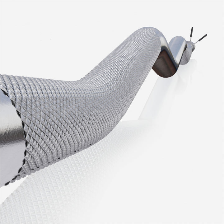 Gorilla Sports | SZ Curlstange in Chrom 120 cm Federverschluss