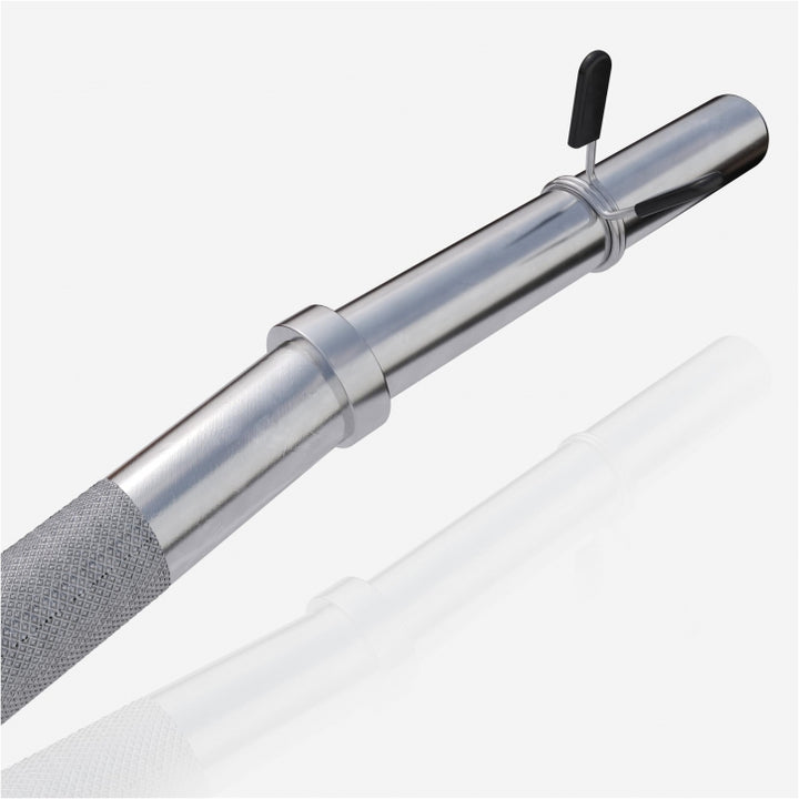 Gorilla Sports | SZ Curlstange in Chrom 120 cm Federverschluss