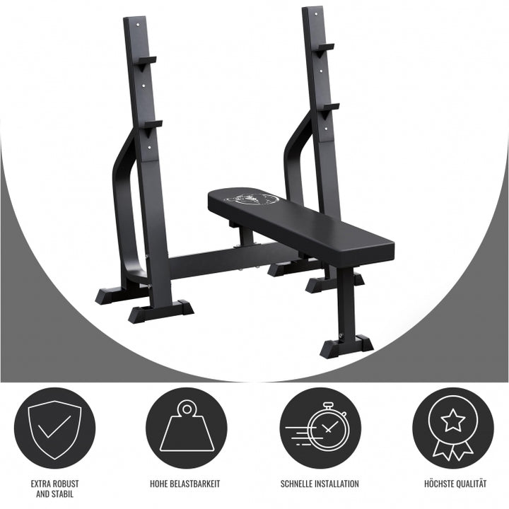 Gorilla Sports | Drückerbank massiv