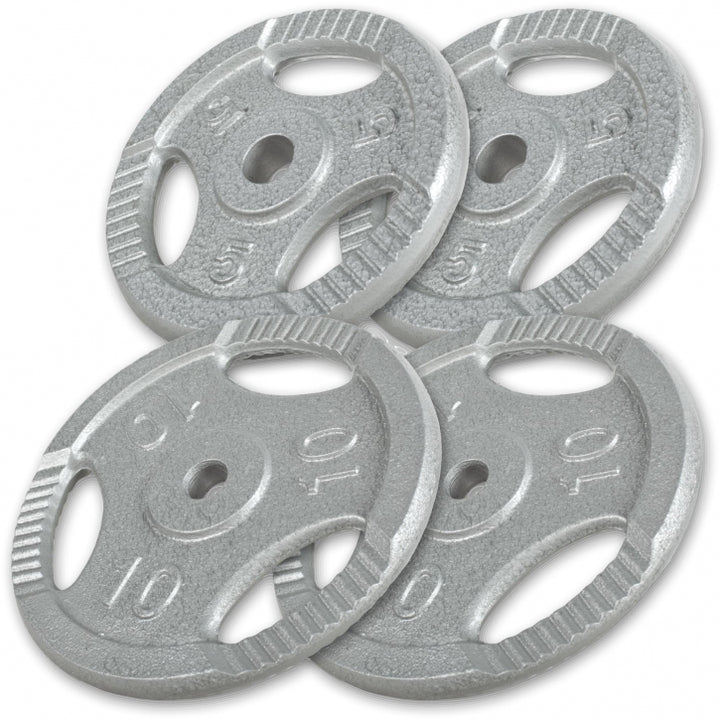 Gorilla Sports | Hantelscheibe Guss Gripper 0,5-20 kg