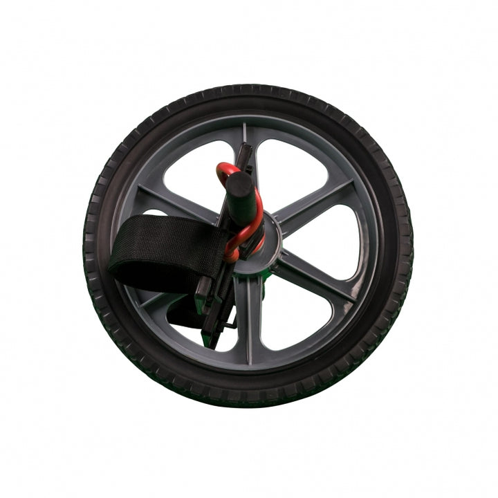 Gorilla Sports | Ab Wheel in Schwarz/Silber/Rot