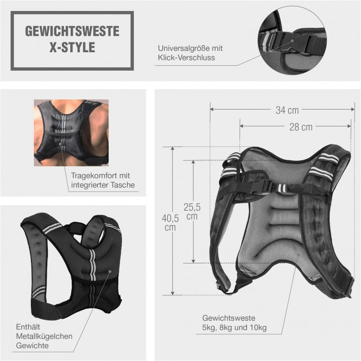 Gorilla Sports | Gewichtsweste X-Style