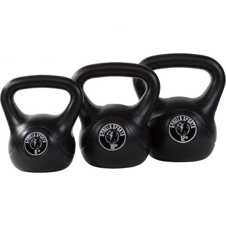 Gorilla Sports | Kettlebell aus Kunststoff 2-20 kg