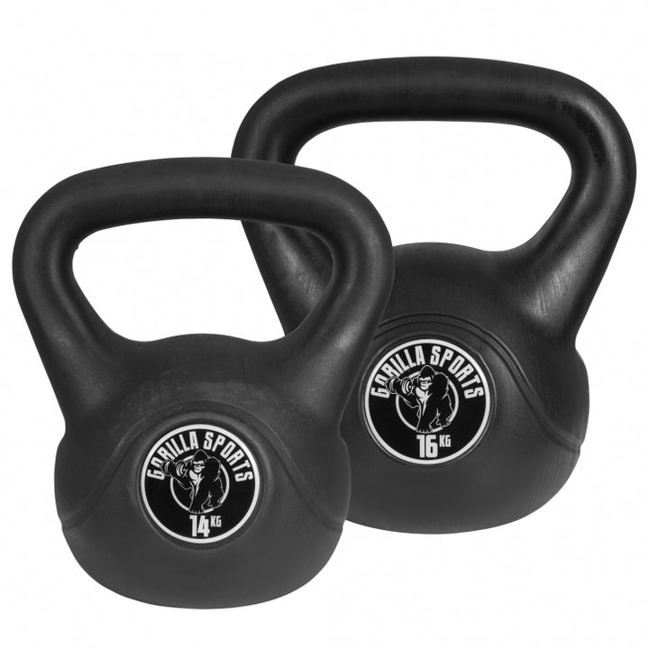 Gorilla Sports | Kettlebell aus Kunststoff 2-20 kg
