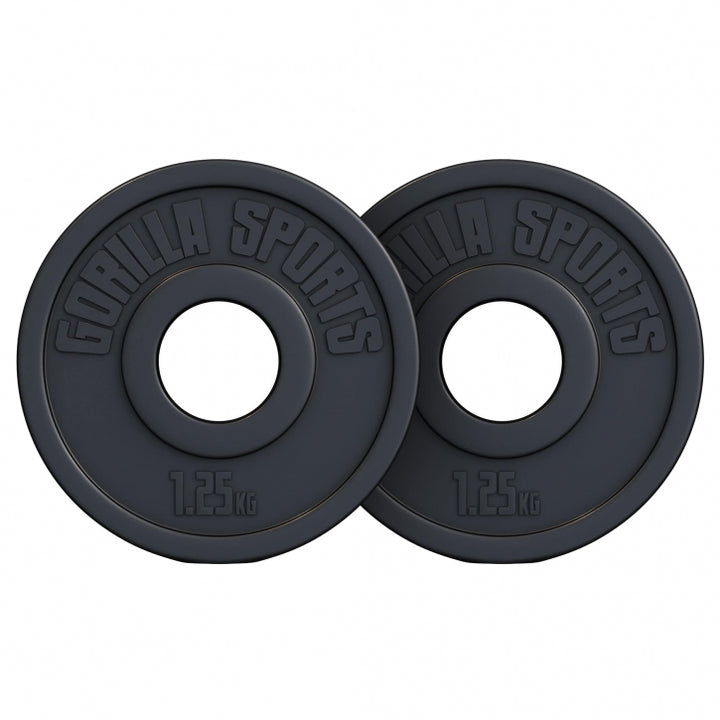 Gorilla Sports | Hantelscheibe Olympia 50/51mm Kunststoff 1,25-15 kg