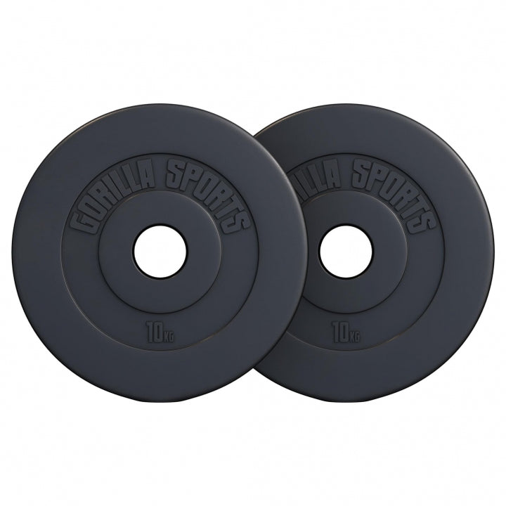 Gorilla Sports | Hantelscheibe Olympia 50/51mm Kunststoff 1,25-15 kg