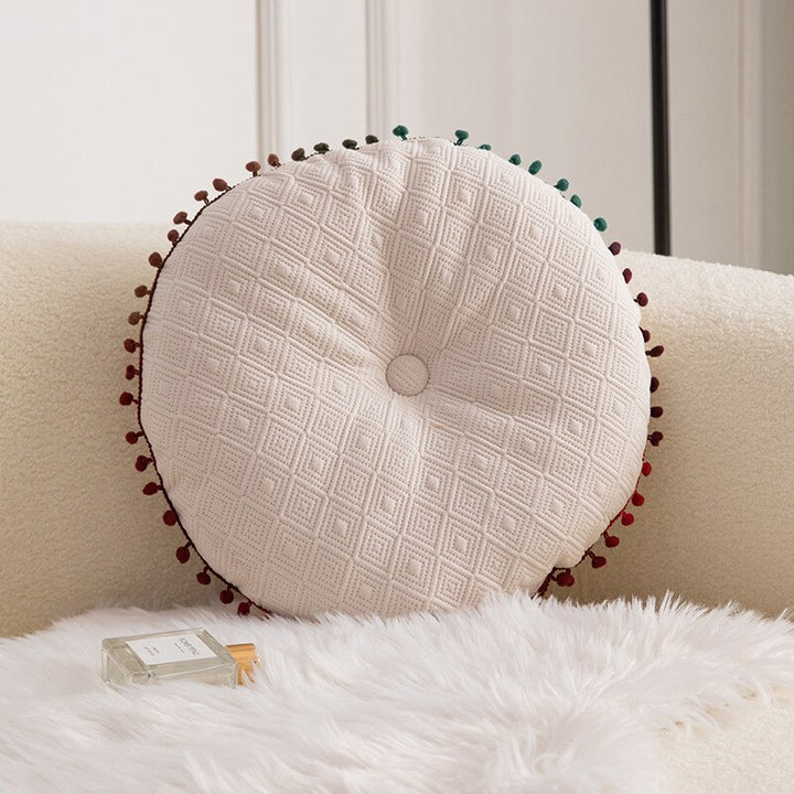 The Fitness Outlet | Sitzkissen/Zafukissen für Meditation Pom Pom