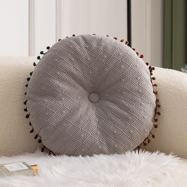 The Fitness Outlet | Sitzkissen/Zafukissen für Meditation Pom Pom