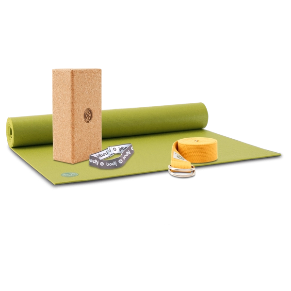 Lotus Works | Yogamatten Set - Studio Premium 4,5mm, in grün