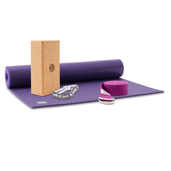 Lotus Works | Yogamatten Set - Studio Premium 4,5mm, in lila