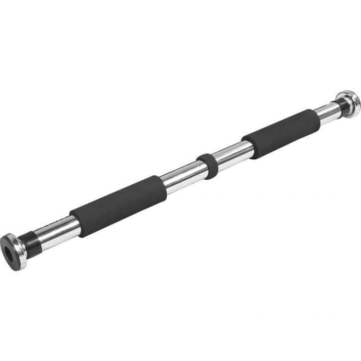 Gorilla Sports | Türreckstange & Push Up Stand Bar Chrom/Schwarz