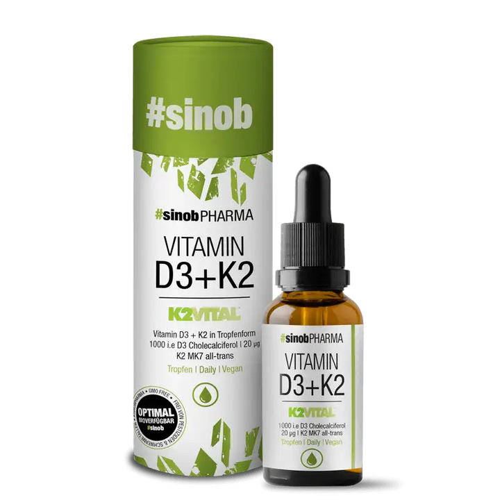 Sinob Vitamin D3 + K2 Tropfen 1ml