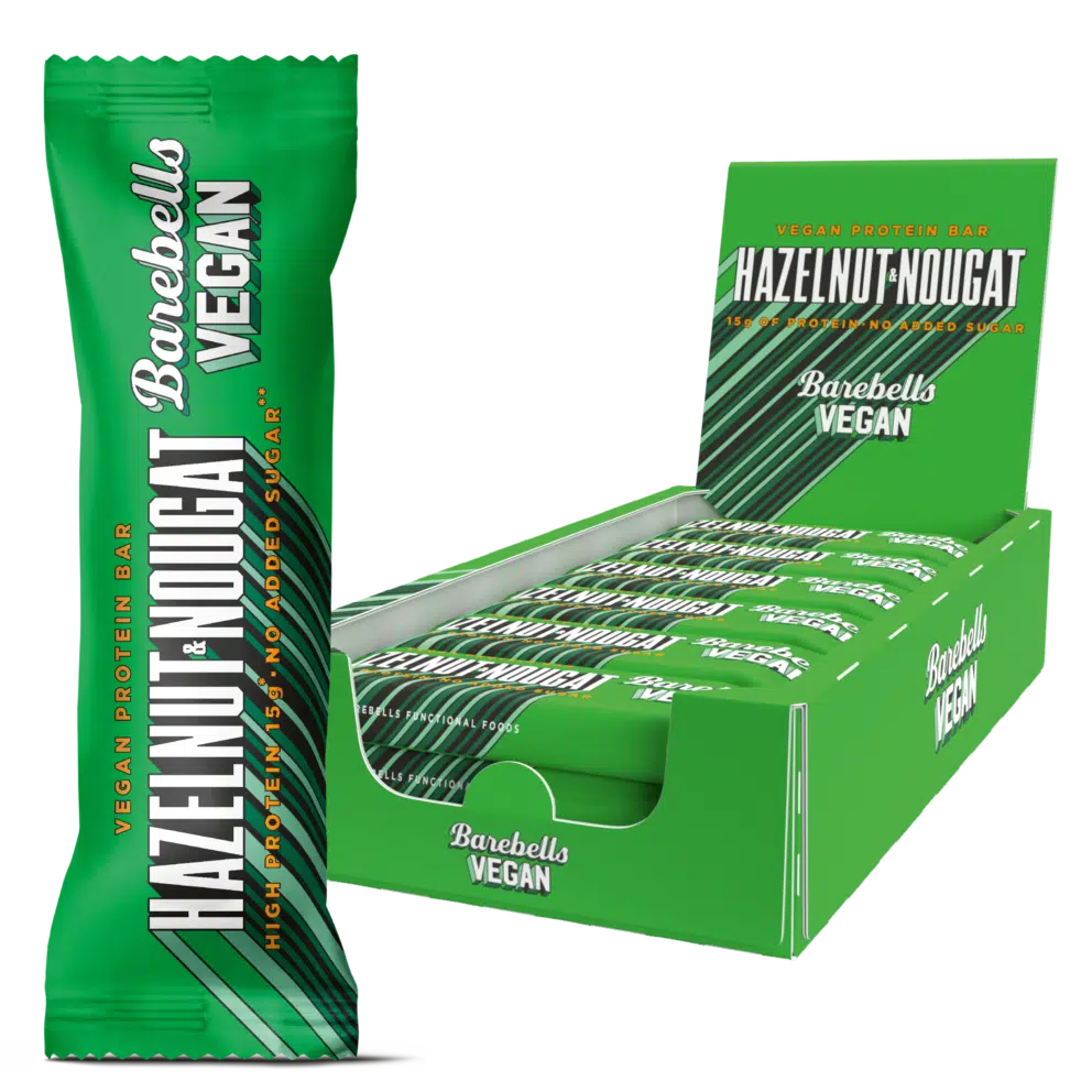 Barebells Vegan Bar 12 x 55g Hazelnut Nougat