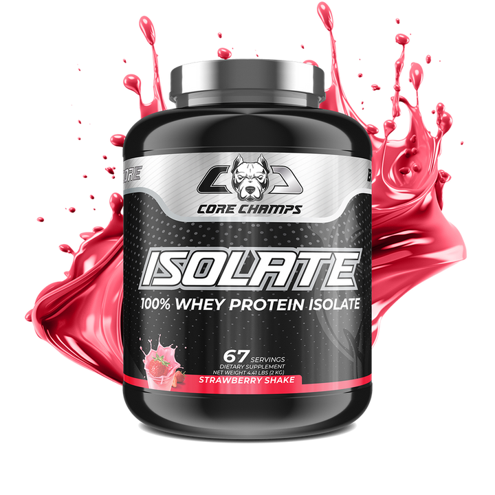 CORE CHAMPS | Isolate Whey - 2KG Strawberry Shake