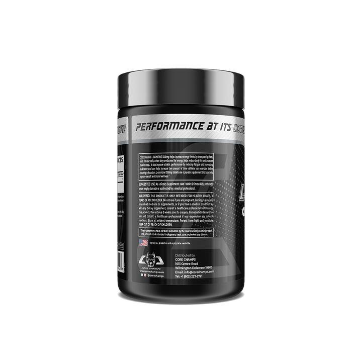CORE CHAMPS | L-Carnitine 1000mg - 90 Tabletten