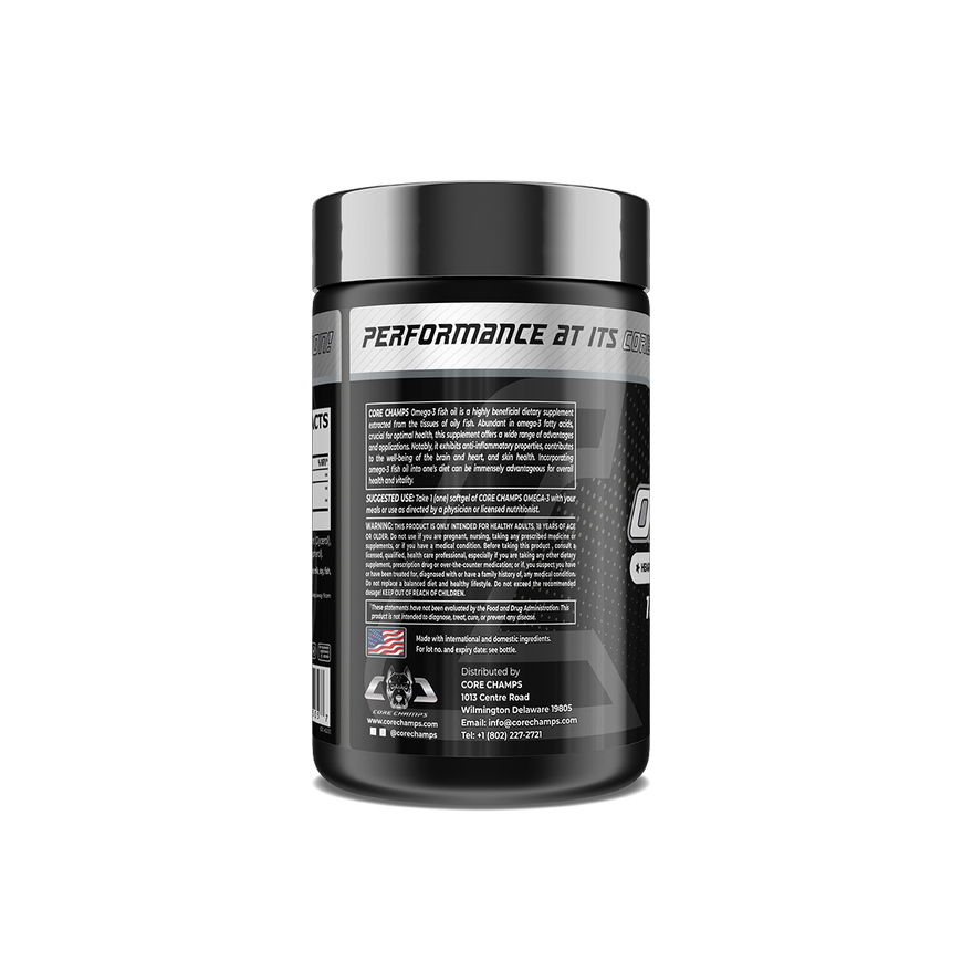 CORE CHAMPS | Omega-3 Fischöl - 100 Kapseln