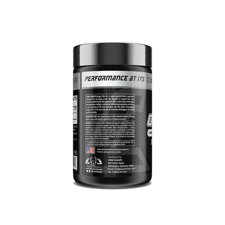 CORE CHAMPS | Omega-3 Fischöl - 100 Kapseln