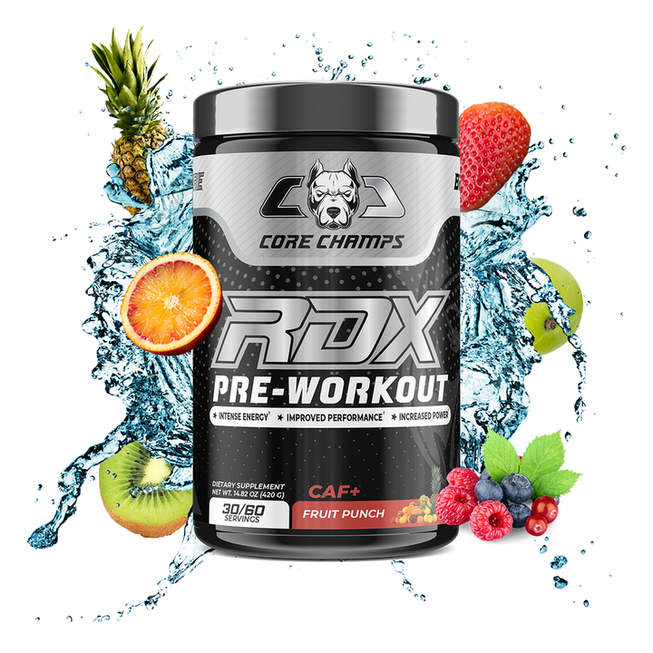 CORE CHAMPS | RDX Pre Workout - 420g Fruit Punch