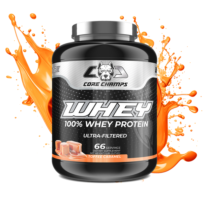 CORE CHAMPS | Whey Protein - 2.26 kg Toffee Caramel
