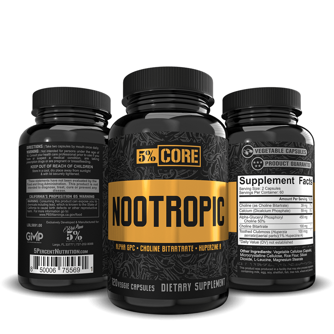 Rich Piana | 5% Nutrition Nootropic - 120 Kapseln