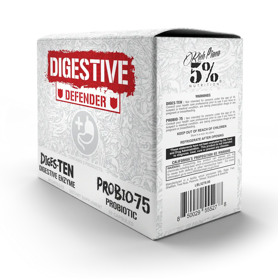 Rich Piana | 5% Nutrition DIGESTIVE DEFENDER - 60 Kapseln
