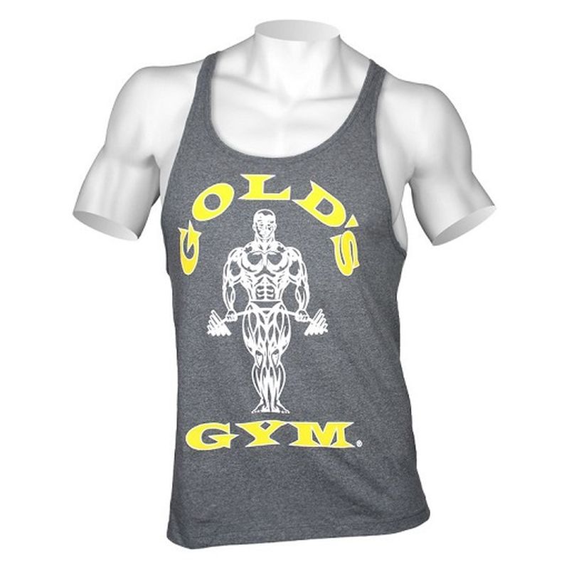 Golds Gym Classic Stringer Tank Top Hellgrau The Fitness Outlet 