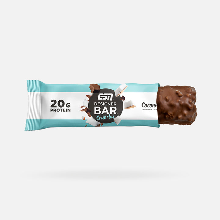 Designer Bar Crunchy Box 12x6g Coconut