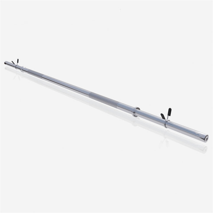 Gorilla Sports | Langhantelstange Chrom 170 cm mit Federverschluss