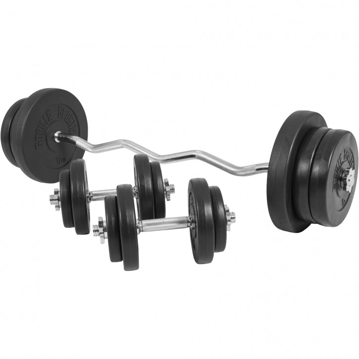 Gorilla Sports | SZ-Curlset Kunststoff 70 kg