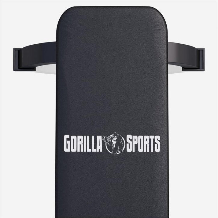 Gorilla Sports | Flachbank Massiv in Schwarz
