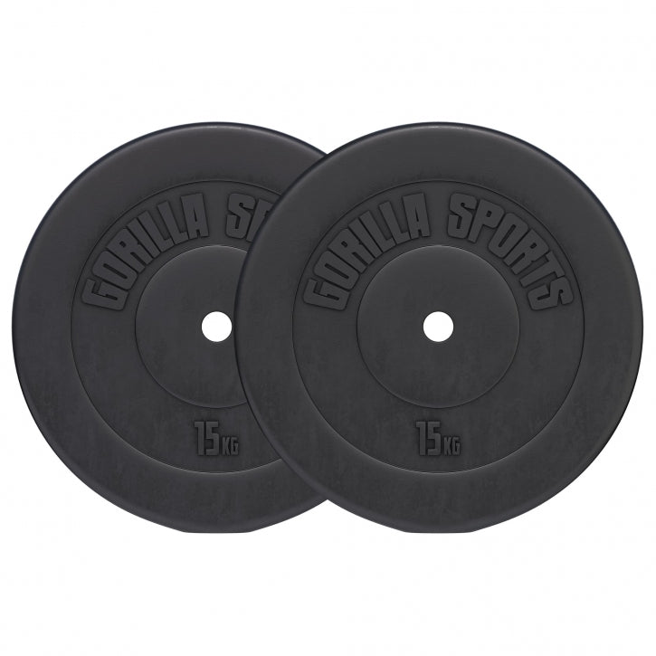 Gorilla Sports | Hantelscheibe Kunststoff 1,25-15 kg