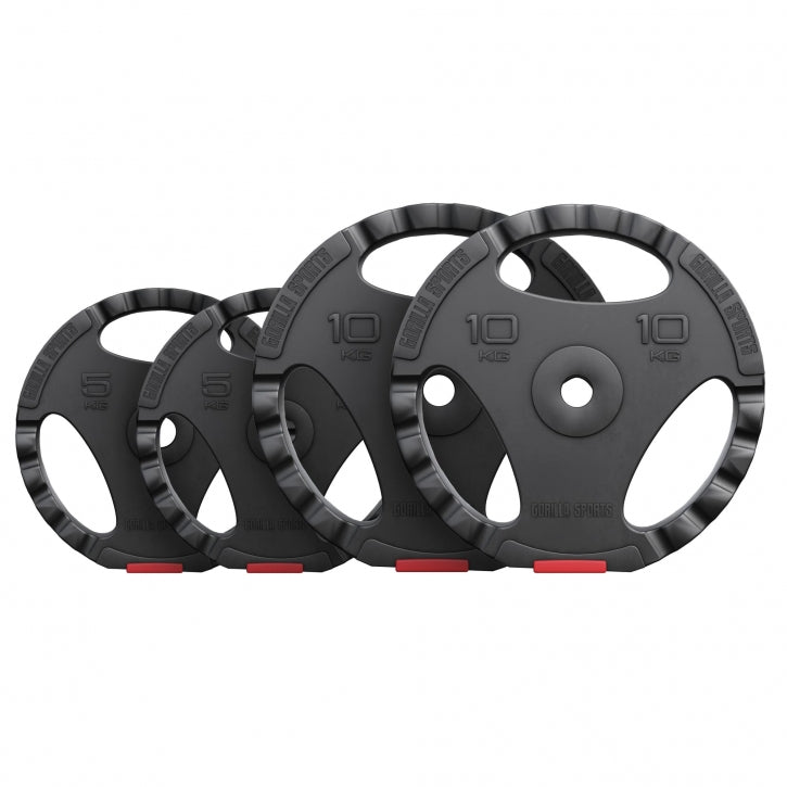 Gorilla Sports | Hantelscheibe Kunststoff Gripper 1,25-15 kg