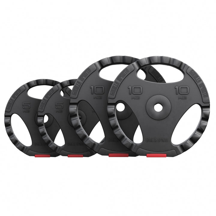 Gorilla Sports | Hantelscheibe Kunststoff Gripper 1,25-15 kg