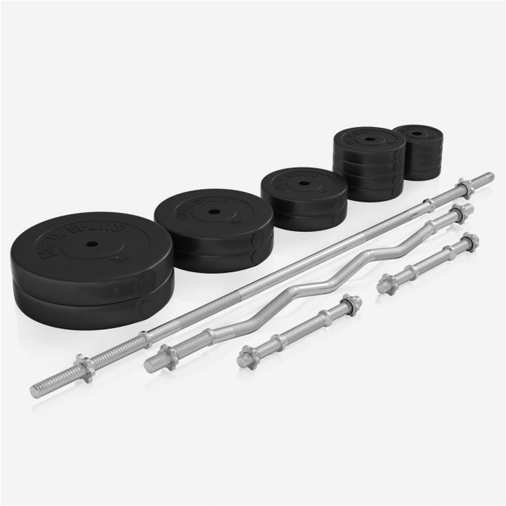 Gorilla Sports | Kraftstation Universal inkl. 100 kg Kunststoff Set