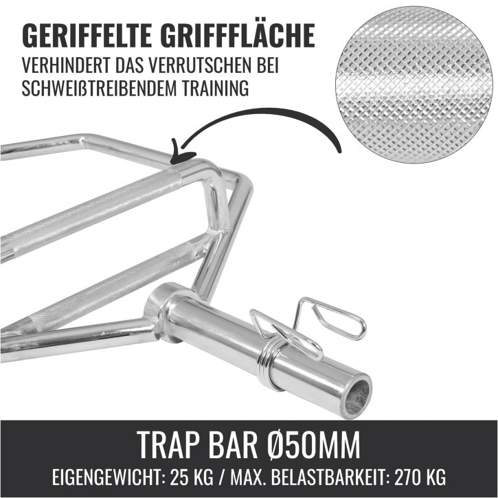 Gorilla Sports | Trap Bar in Chrom