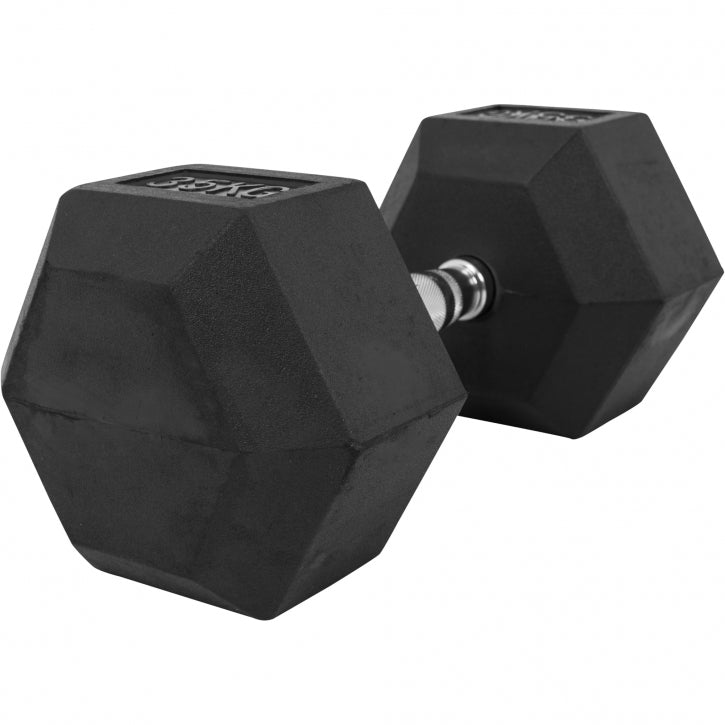 Gorilla Sports | Hexagon Kurzhantel Gummi 2-50 kg