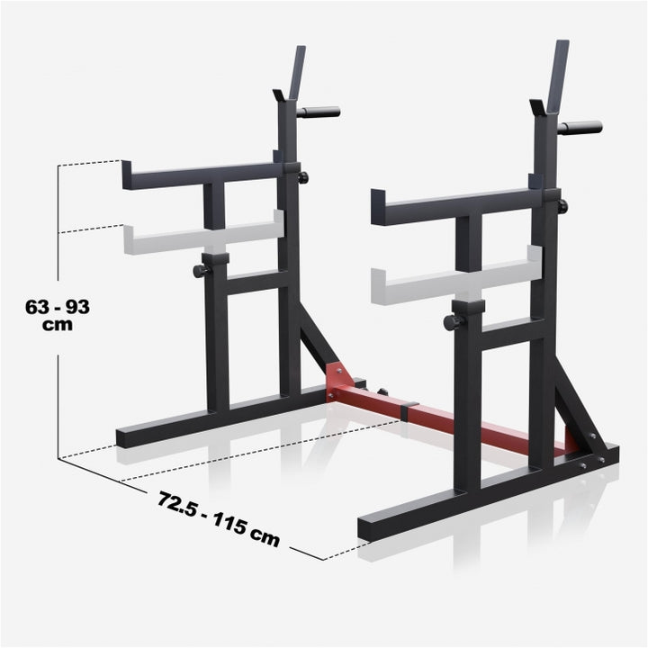 Gorilla Sports | Multi Squat Rack verstellbar