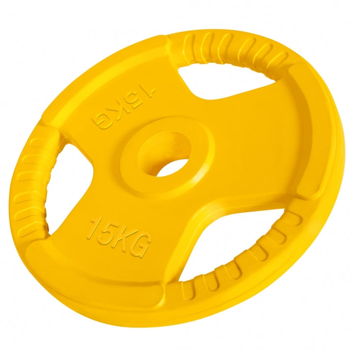 Gorilla Sports | Hantelscheibe 50/51mm Olympia Gummi Gripper 1,25-25 kg