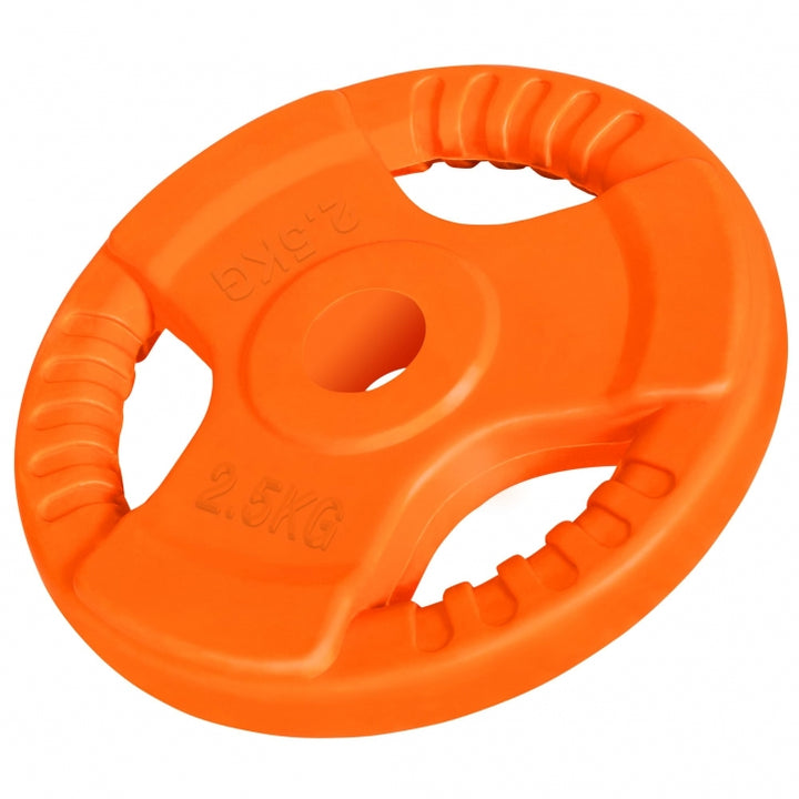 Gorilla Sports | Hantelscheibe 30/31 mm Gummi Gripper 1,25-25 kg