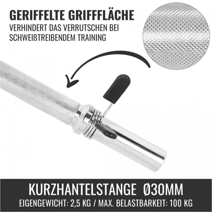 Gorilla Sports | Kurzhantelset Gummi Gripper 20 kg