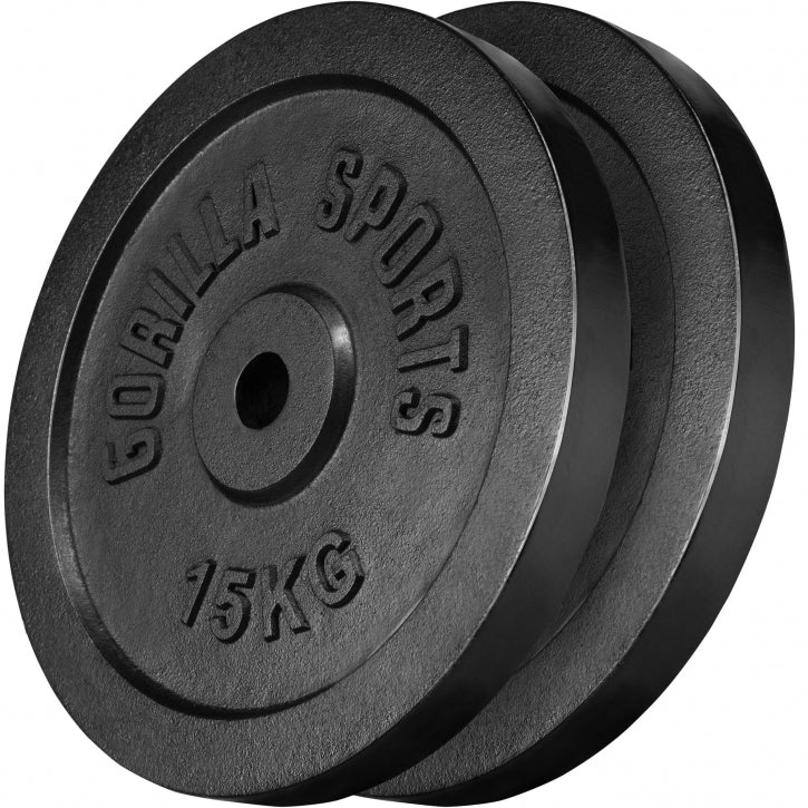 Gorilla Sports | Hantelscheibe Guss 0,5-30 kg