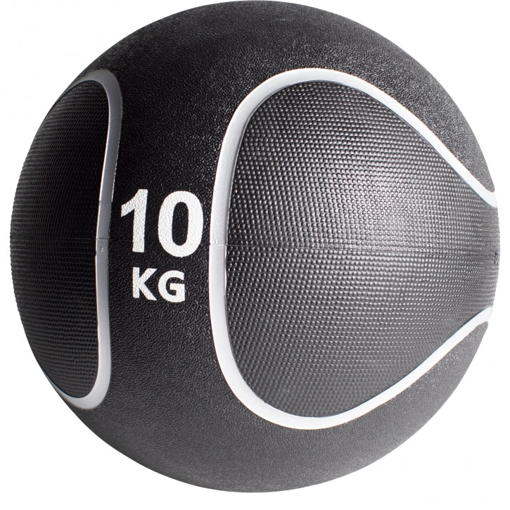 Gorilla Sports | Medizinball Schwarz/Silber 1-10 kg