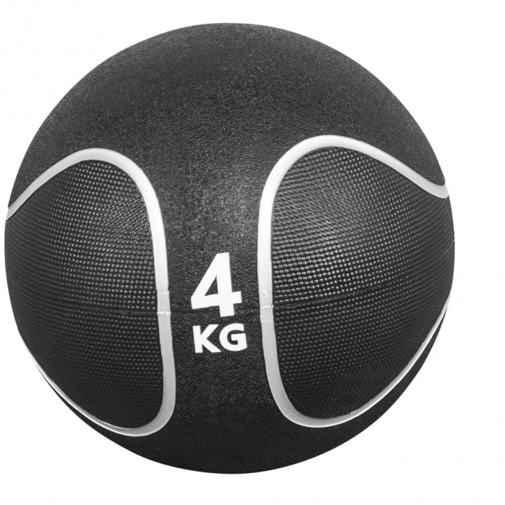 Gorilla Sports | Medizinball Schwarz/Silber 1-10 kg