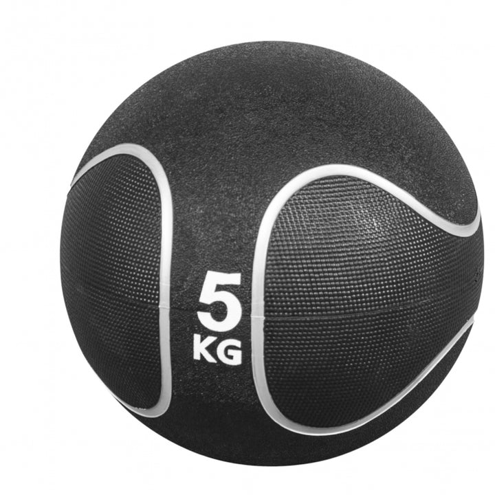 Gorilla Sports | Medizinball Schwarz/Silber 1-10 kg