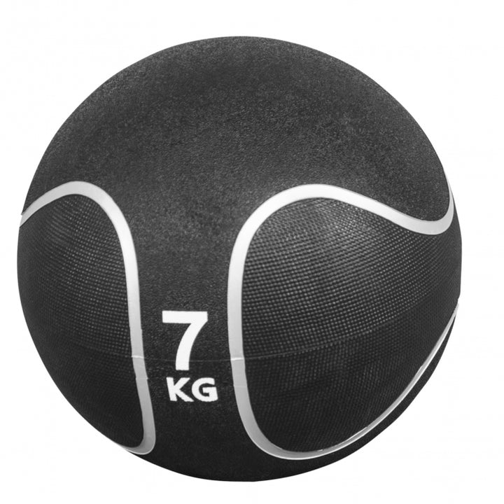 Gorilla Sports | Medizinball Schwarz/Silber 1-10 kg