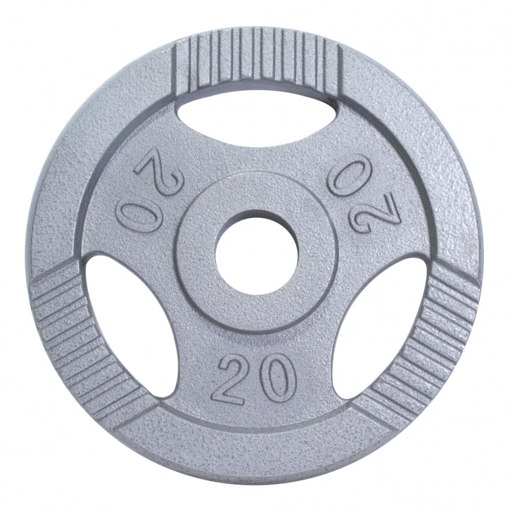 Gorilla Sports | Hantelscheibe Olympia 50/51 Guss Gripper 0,5-20 kg