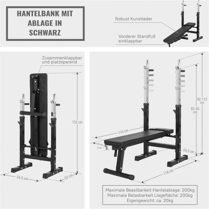 Gorilla Sports | Profi Kraftaufbau Set 30-teilig