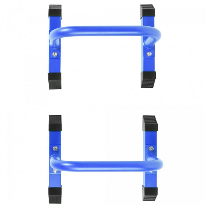 Gorilla Sports | Push Up Parallettes in Schwarz/Blau/Rot