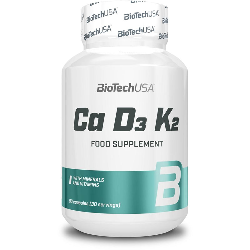 BioTech USA | Ca-D3-K2 - 90 Kapseln