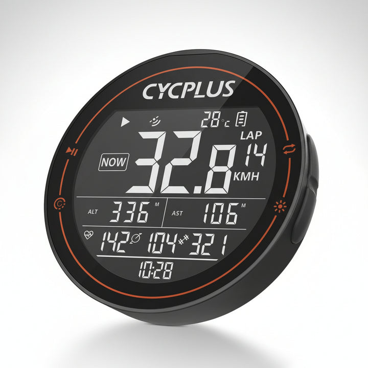 CYCPLUS M2 Bike GPS Computer – Wireless, ANT+, Bluetooth 5.0, wasserdicht, für Rennrad & MTB